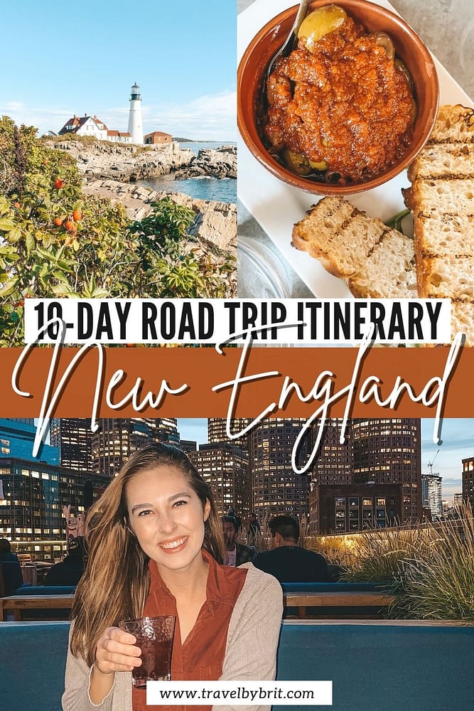 Day New England Road Trip Itinerary Travel By Brit