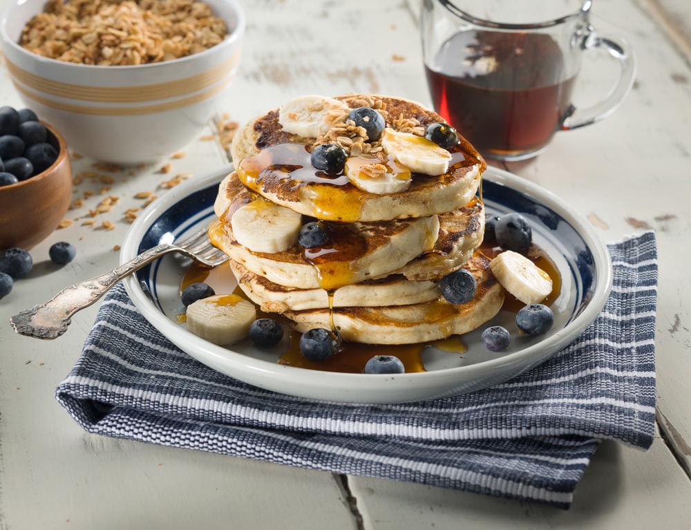 Laura's Granola with Pancakes