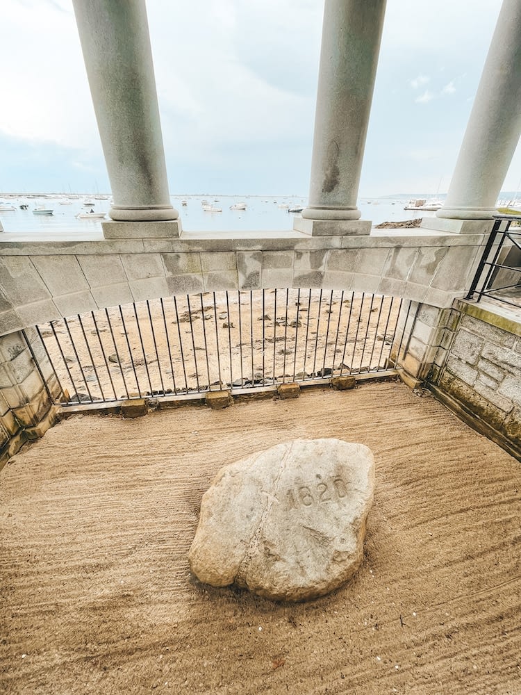 New England Road Trip Itinerary - Plymouth Rock - Travel by Brit