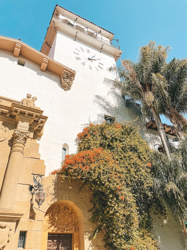 Southern California Road Trip Itinerary - Santa Barbara County Courthouse - Travel by Brit