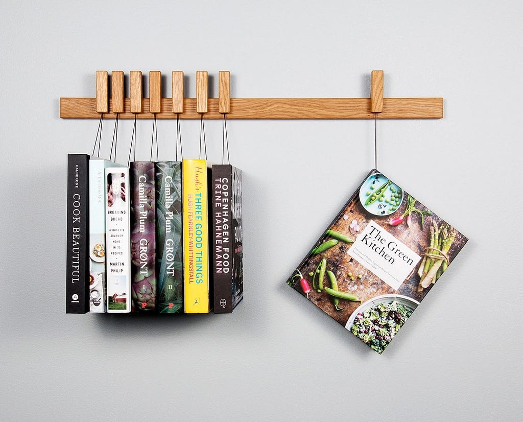 Bookshelf With Pins