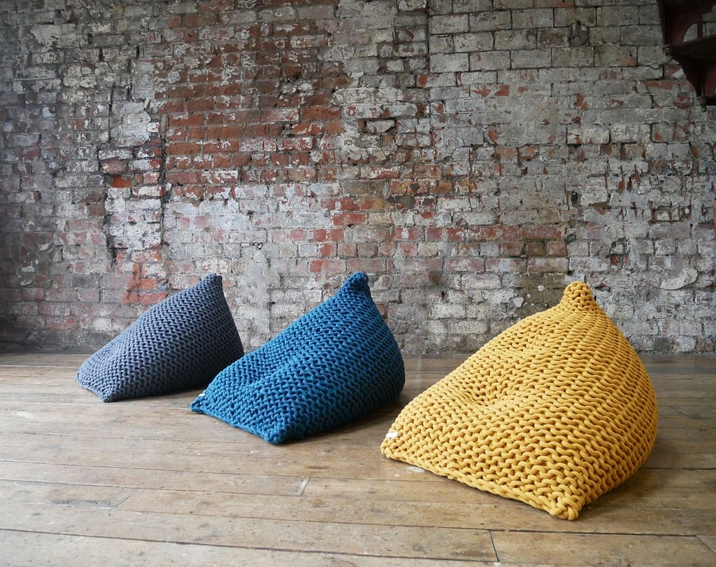 Chunky Knitted Bean Bag2