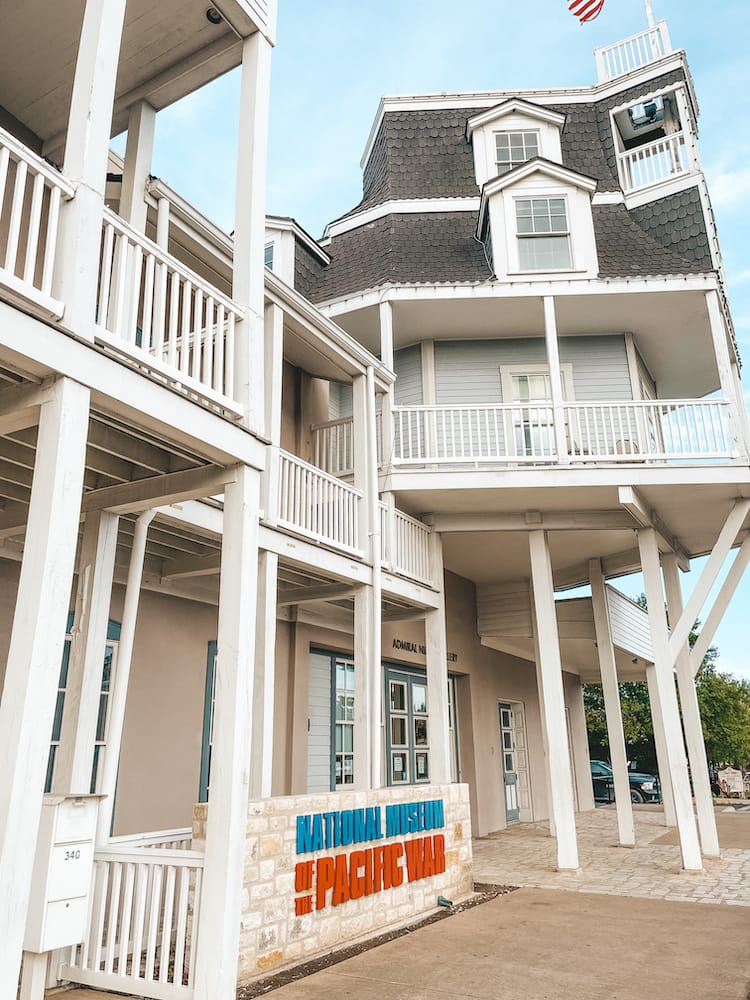The National Museum of the Pacific War in Downtown Fredericksburg is housed in an old historic building.