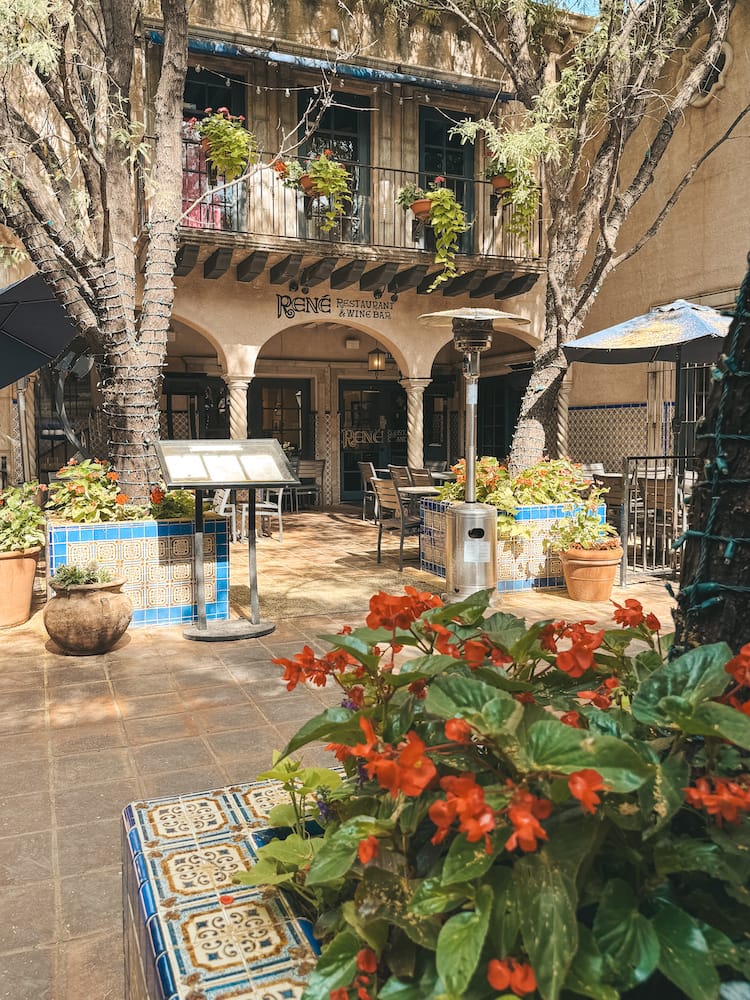 The exterior of Rene at Tlaquepaque, one of the best restaurants in Sedona