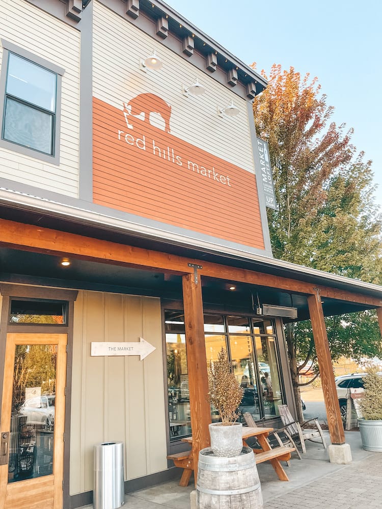 A photo of Red Hills Market.