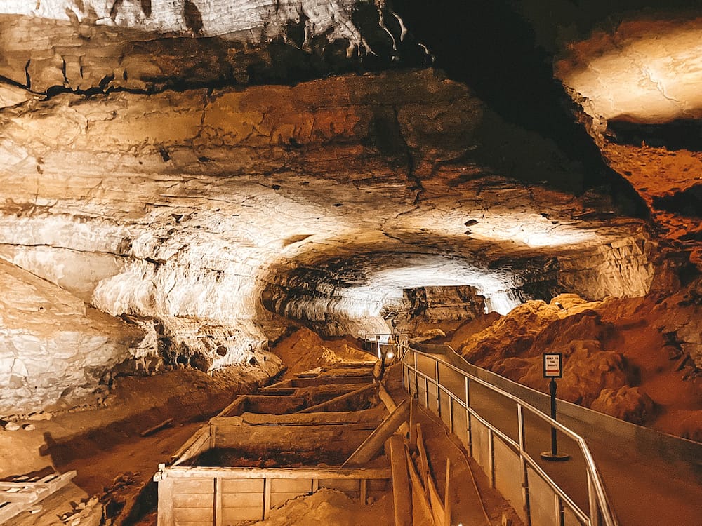 The caverns in Mammoth Cave National Park