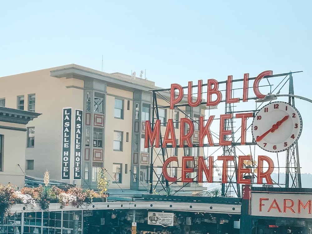 Pike Place Market in Seatle.