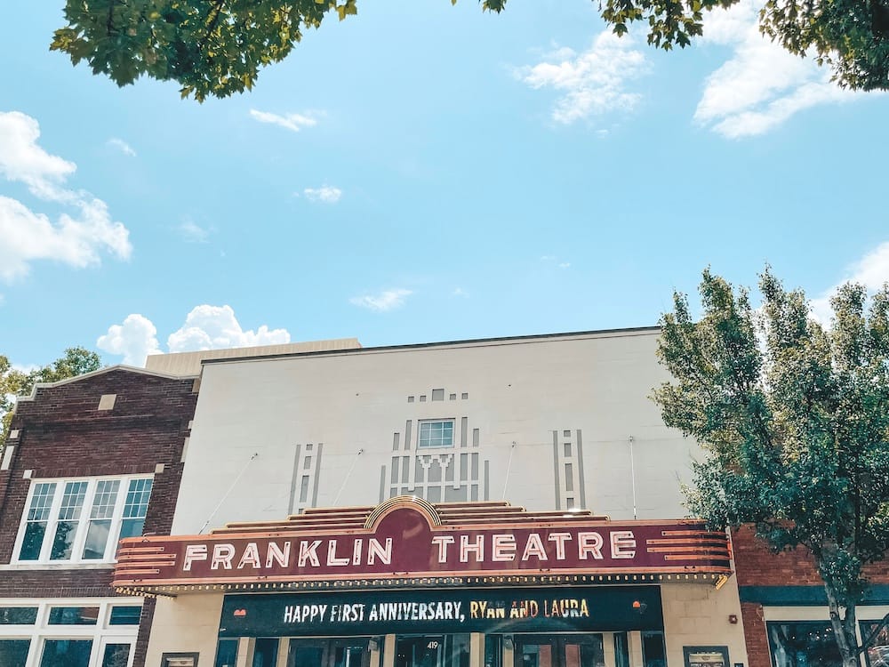 Franklin Theatre in Downtown Franklin