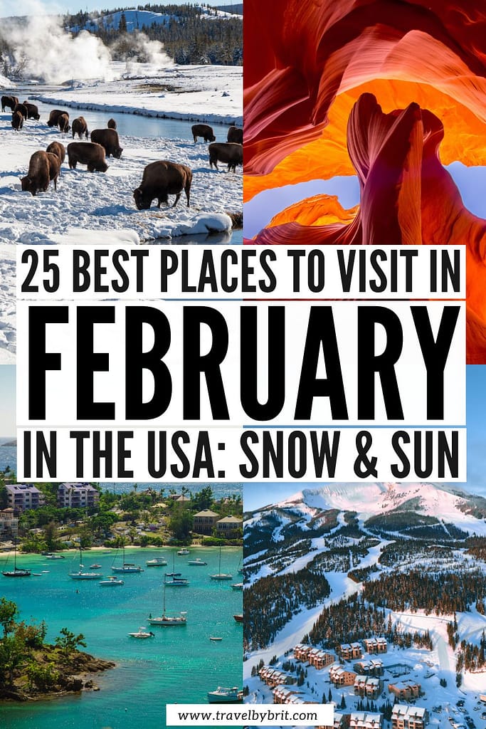 best places to visit in usa february