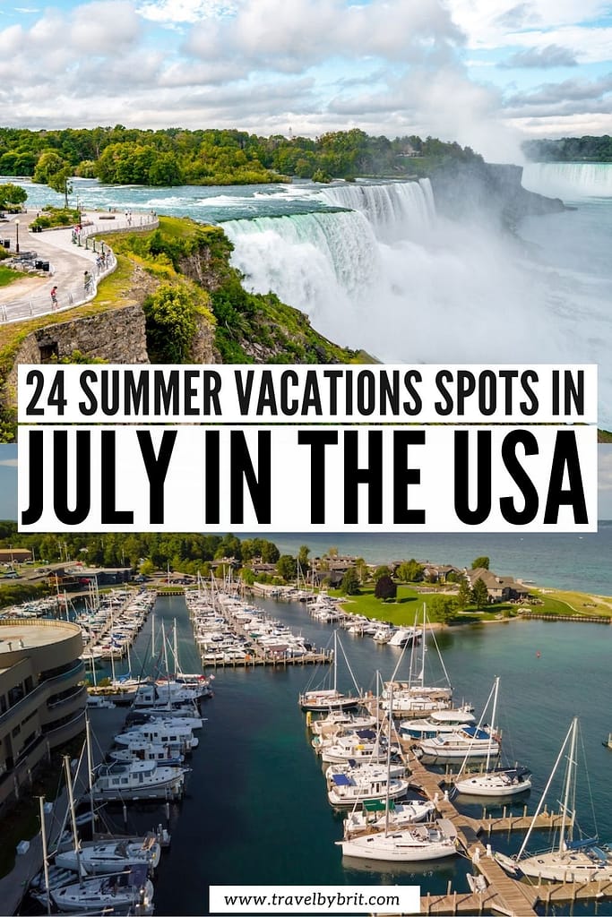 best states to visit during july