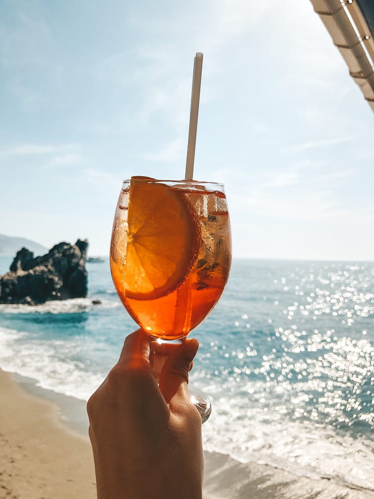 Aperol Spritz - What to Eat in Cinque Terre - Travel by Brit