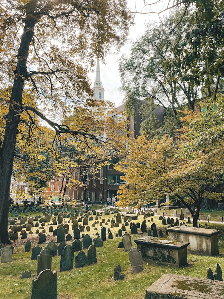 Tips for Walking the Freedom Trail in Boston - Travel by Brit - Granary Burying Ground