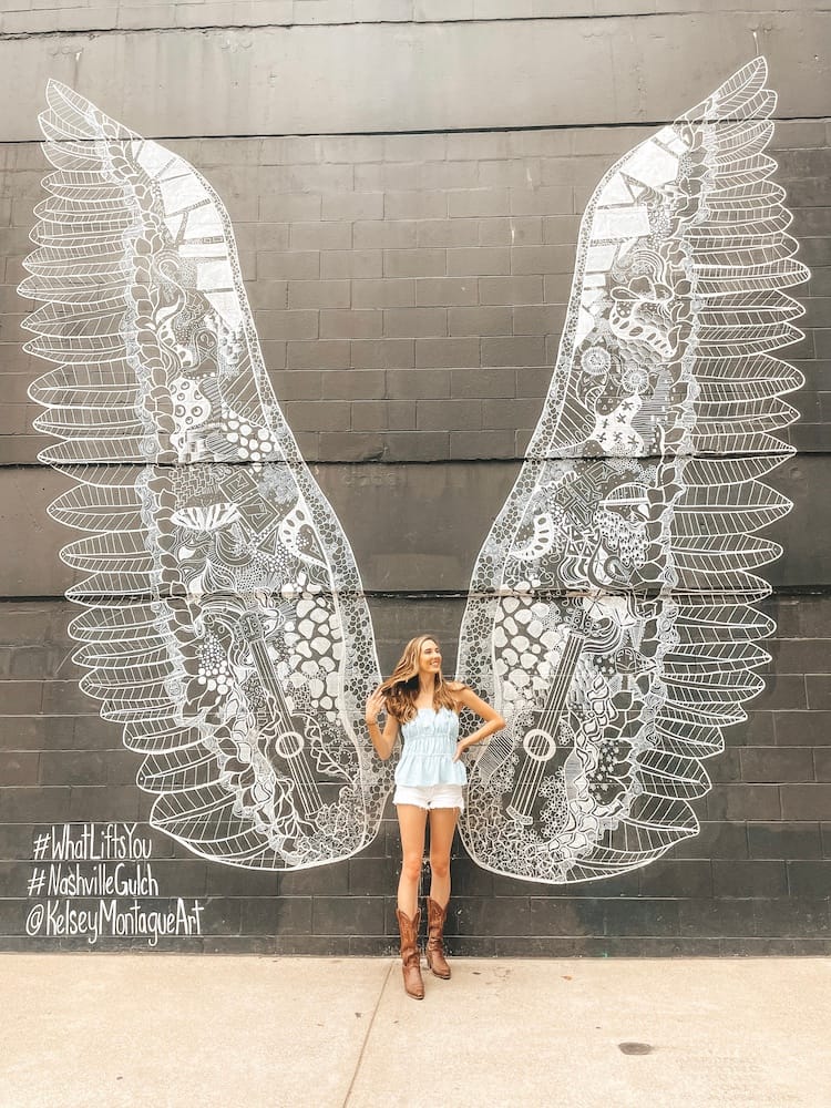 What Lifts You – Wings Mural in Nashville, TN