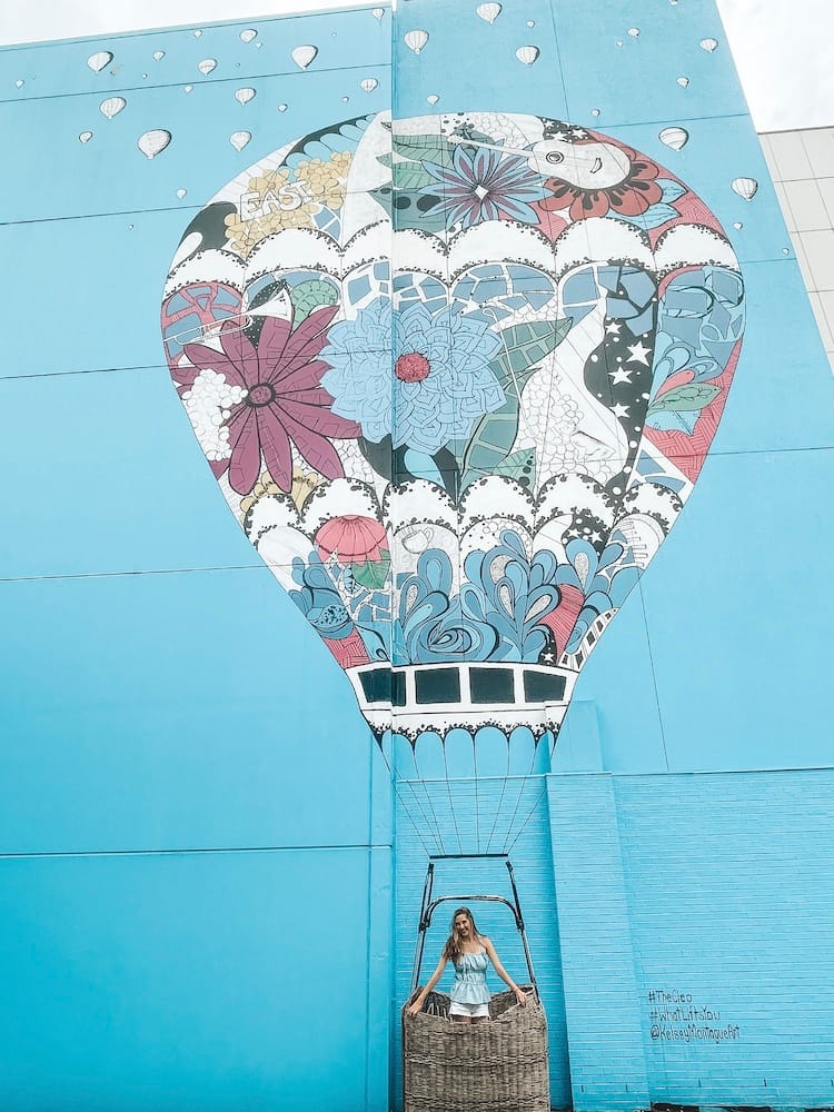Hot Air Balloon Mural in Nashville, TN