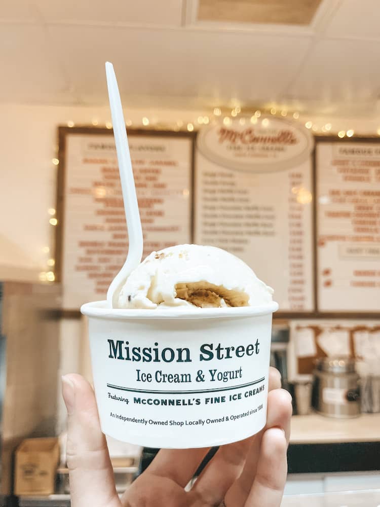 Mission Street Ice Cream & Yogurt featuring McConnell's Fine Ice Cream