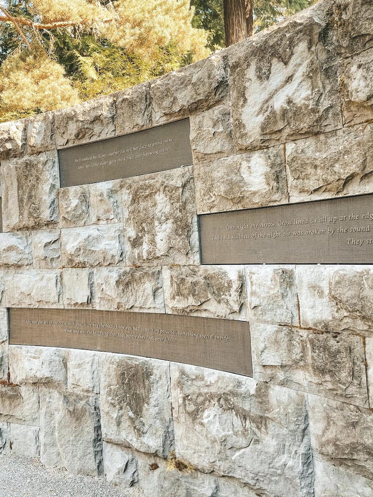 The Holocaust Memorial in Washington Park in Portland.